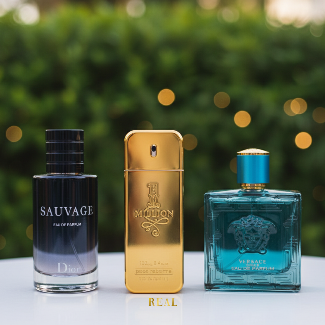 Combo de 3 perfumes -  One Milion, Eros, Sauvage